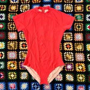 J. Crew Short Sleeve One Piece Rash Guard